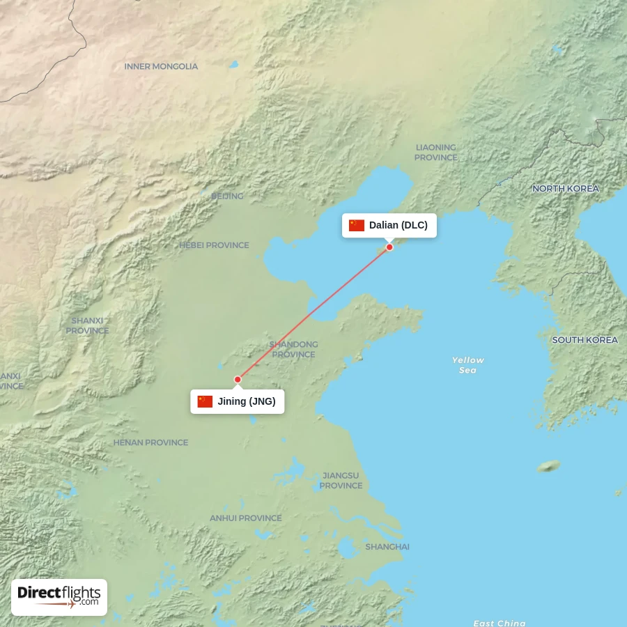 DLC - JNG route map