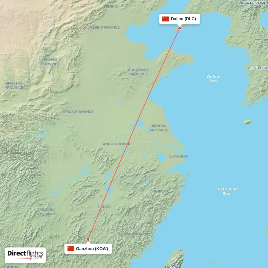 DLC - KOW route map