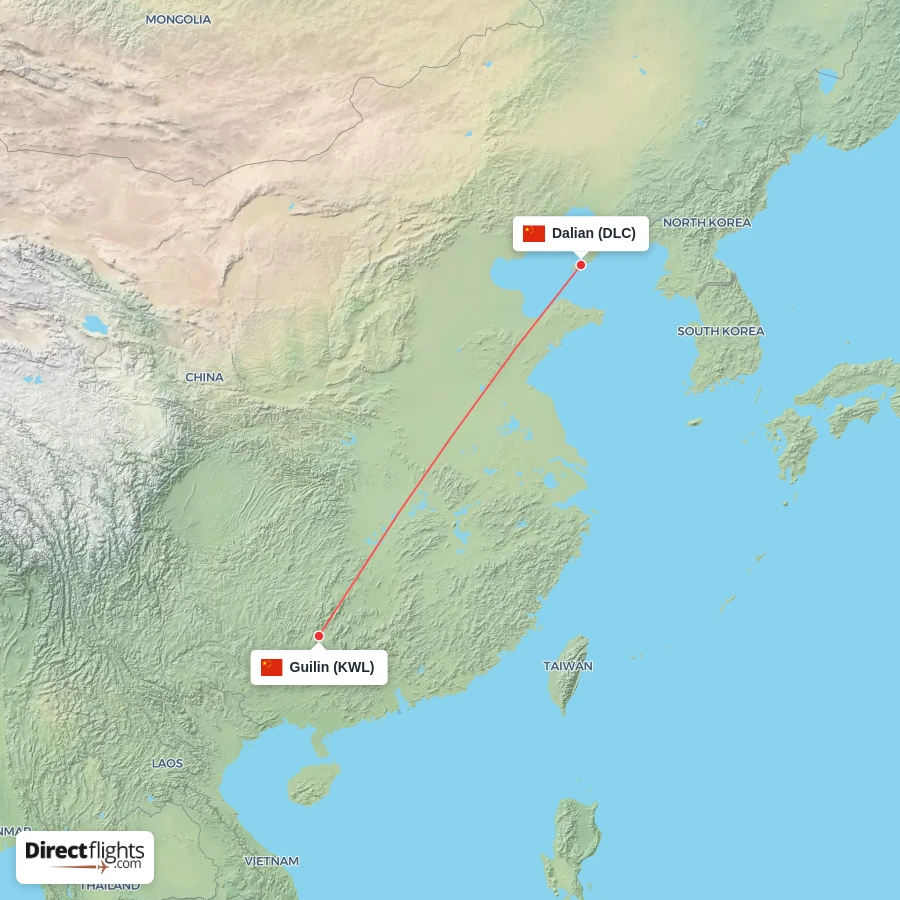 DLC - KWL route map