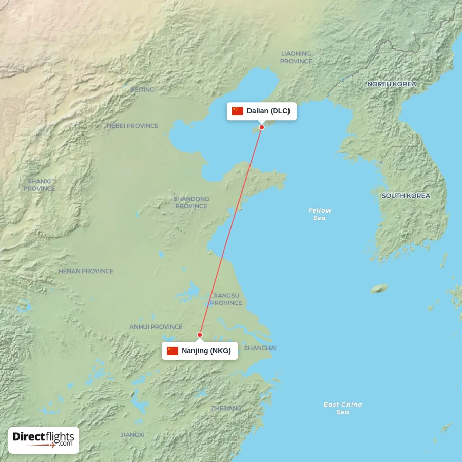 DLC - NKG route map