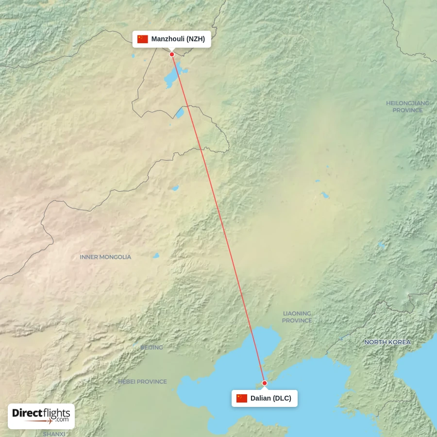 DLC - NZH route map