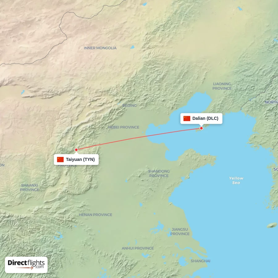 DLC - TYN route map