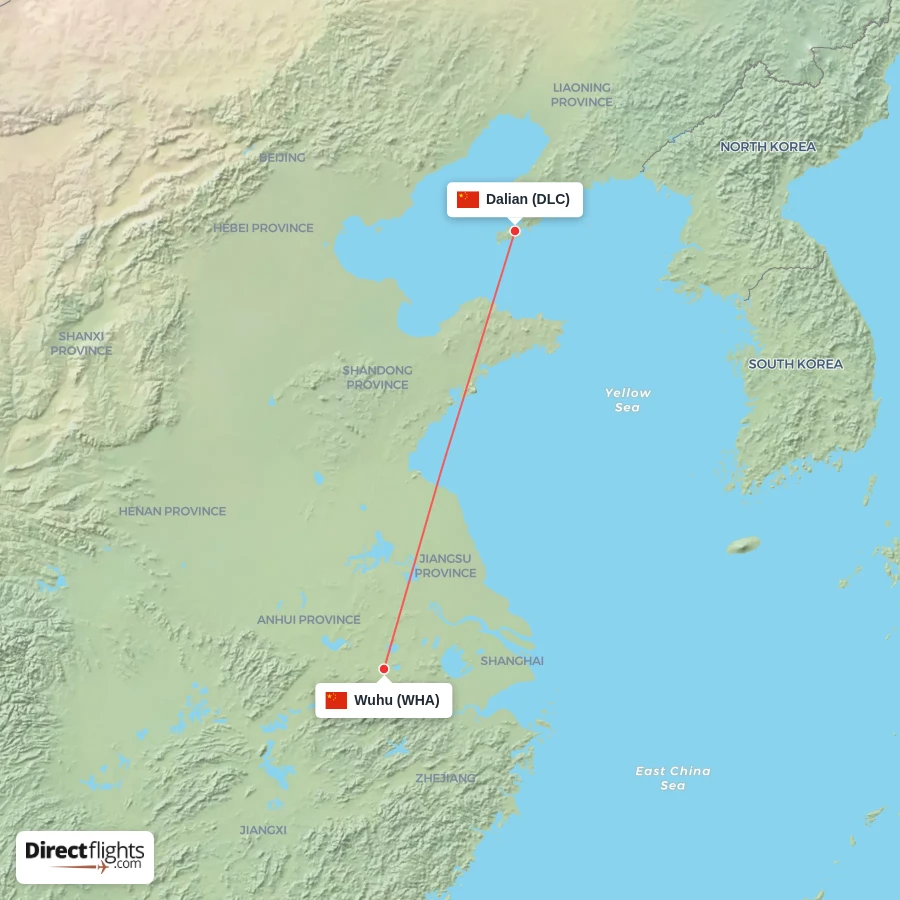 DLC - WHA route map