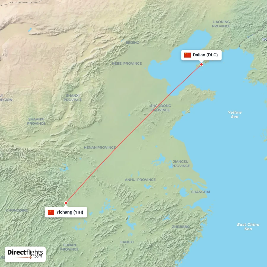 DLC - YIH route map