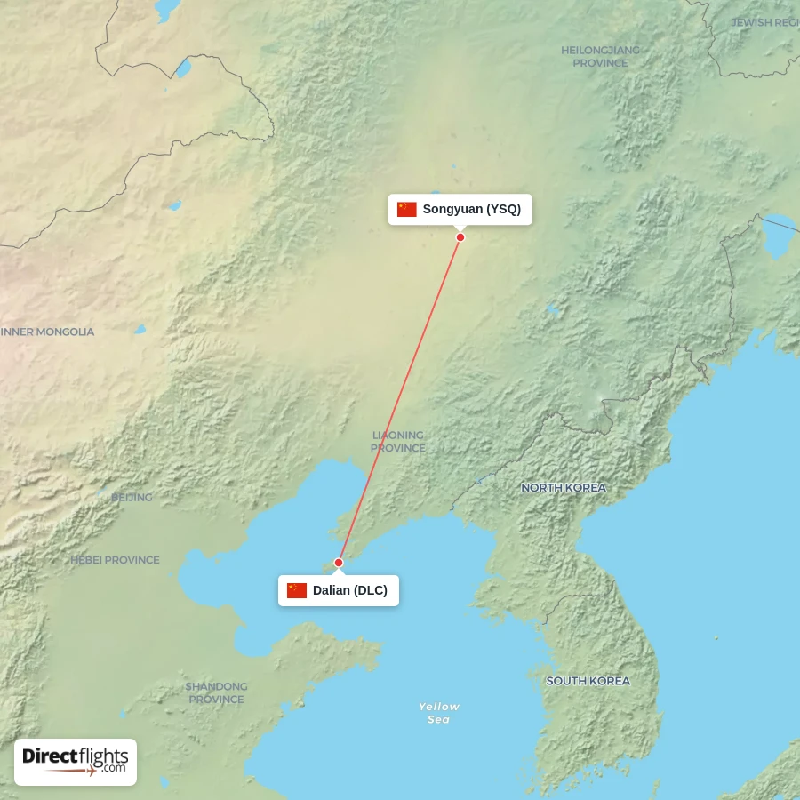 DLC - YSQ route map