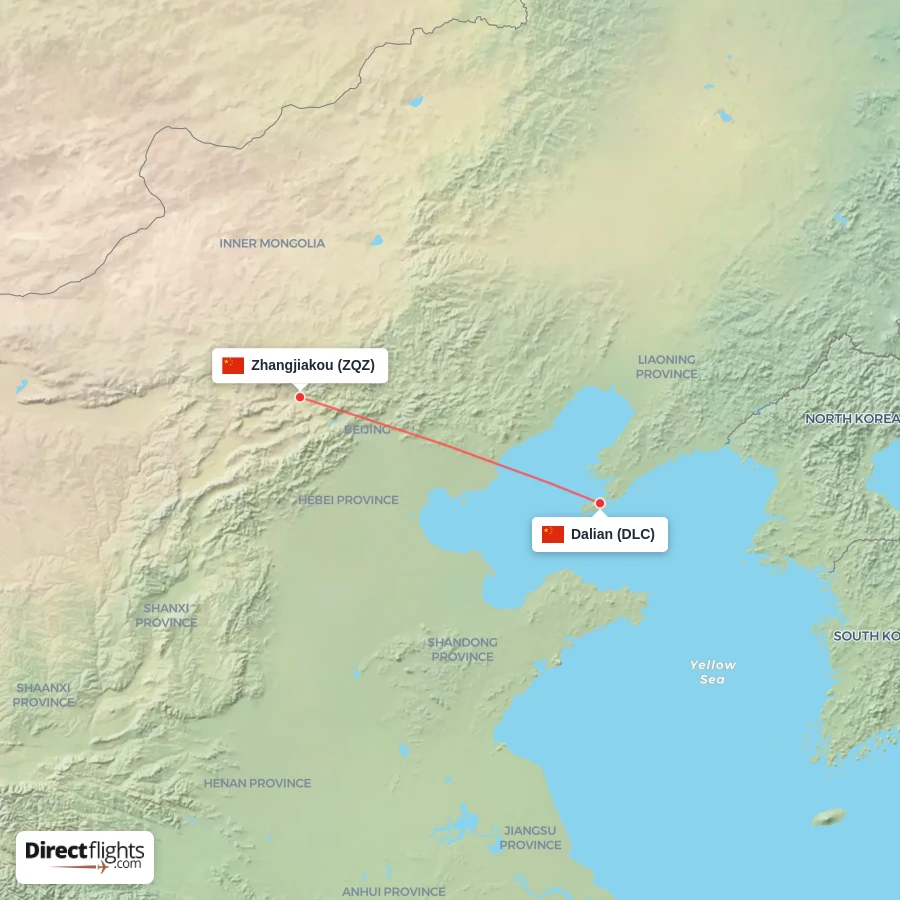 DLC - ZQZ route map