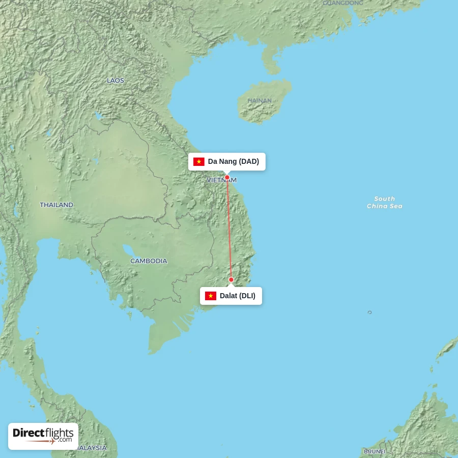 DLI - DAD route map