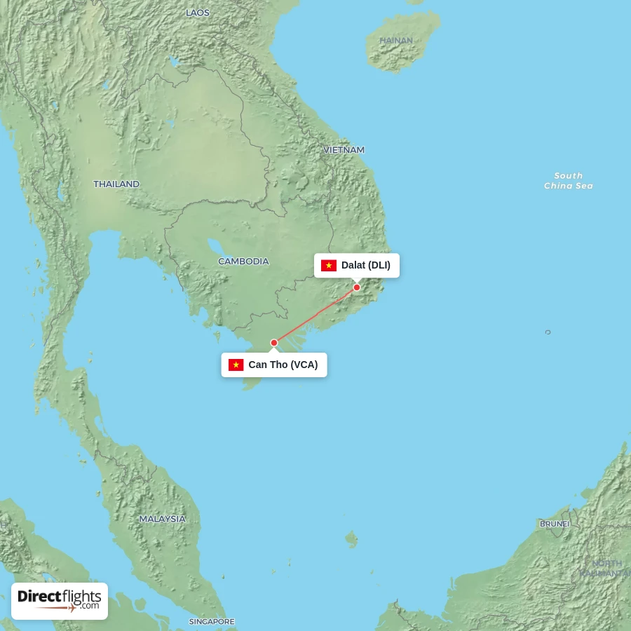 DLI - VCA route map
