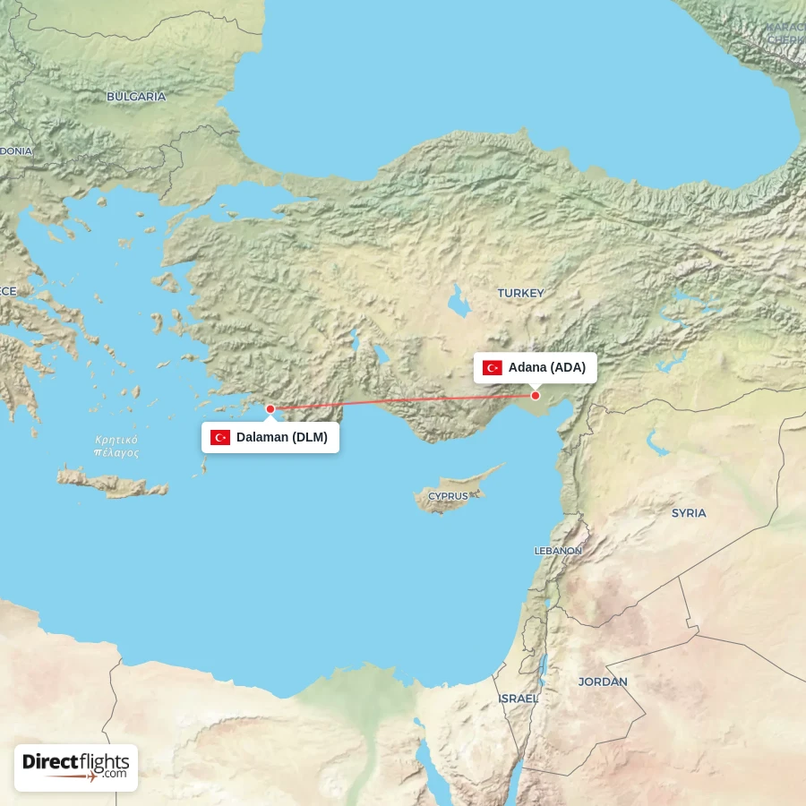 DLM - ADA route map