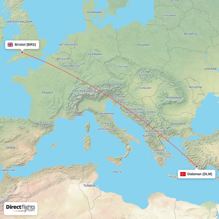 DLM - BRS route map