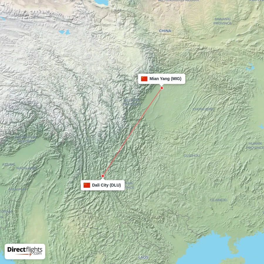 DLU - MIG route map