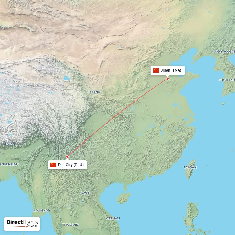 DLU - TNA route map