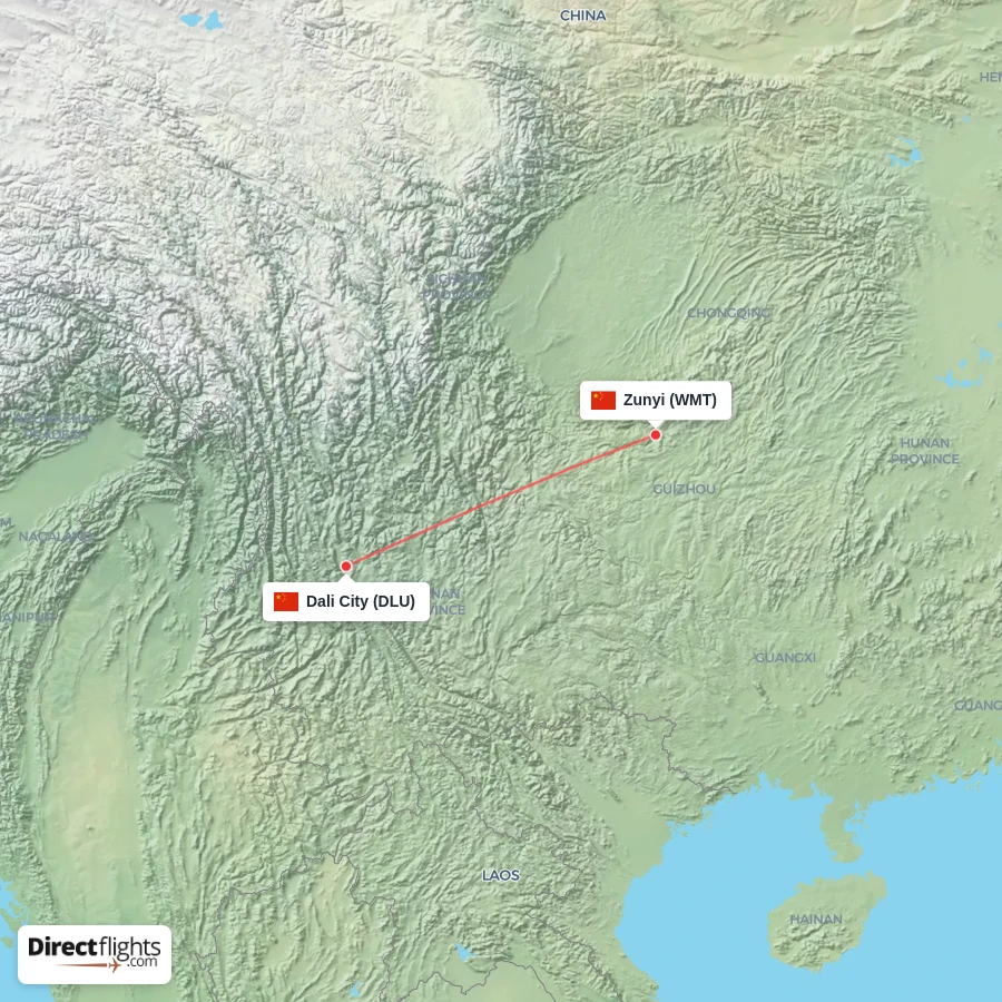 DLU - WMT route map