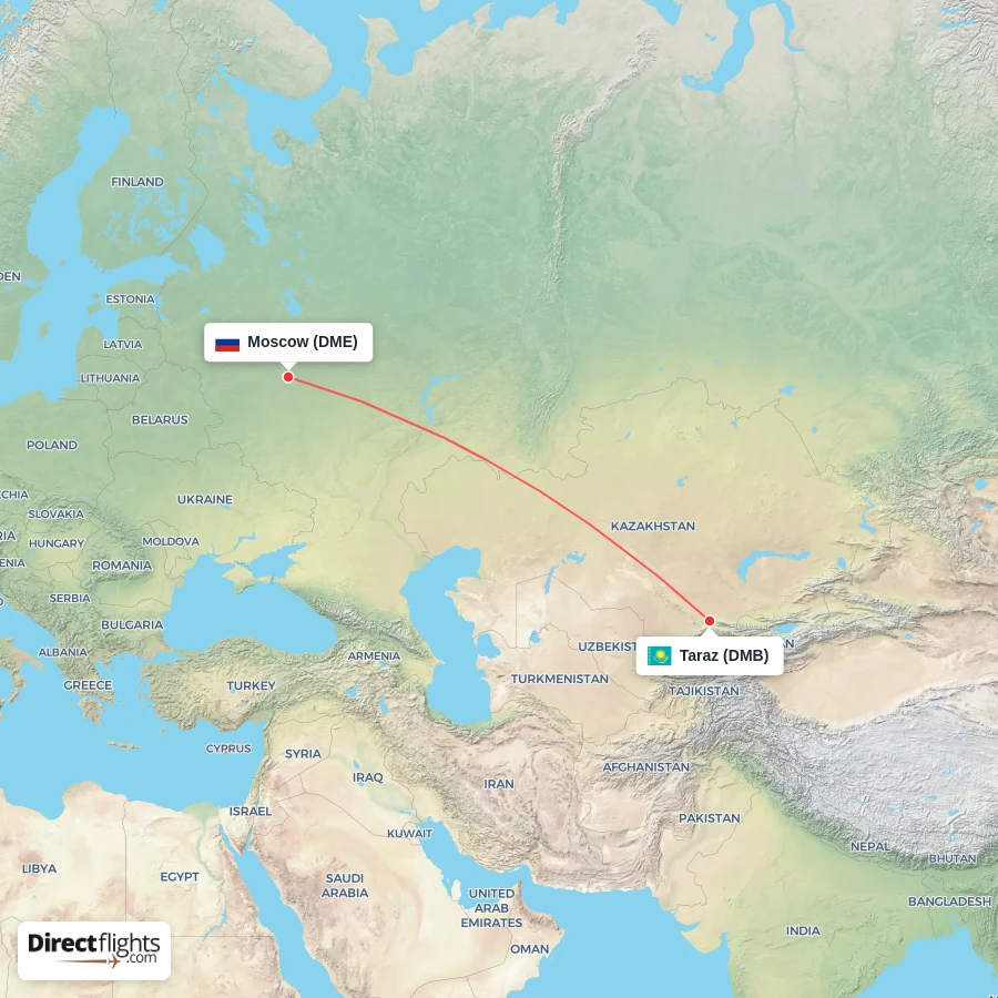 DMB - DME route map