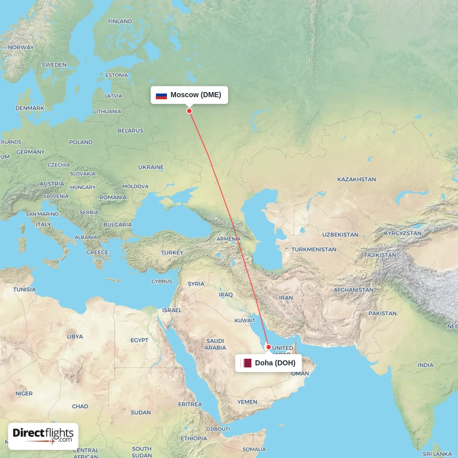 DME - DOH route map