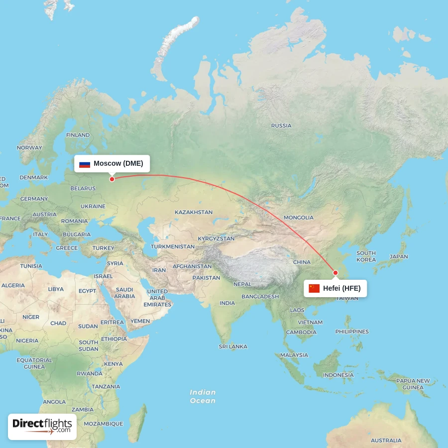 DME - HFE route map