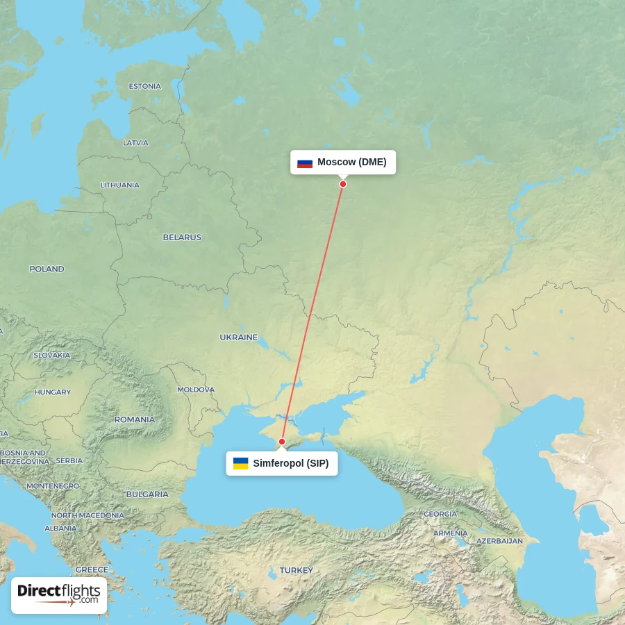 DME - SIP route map