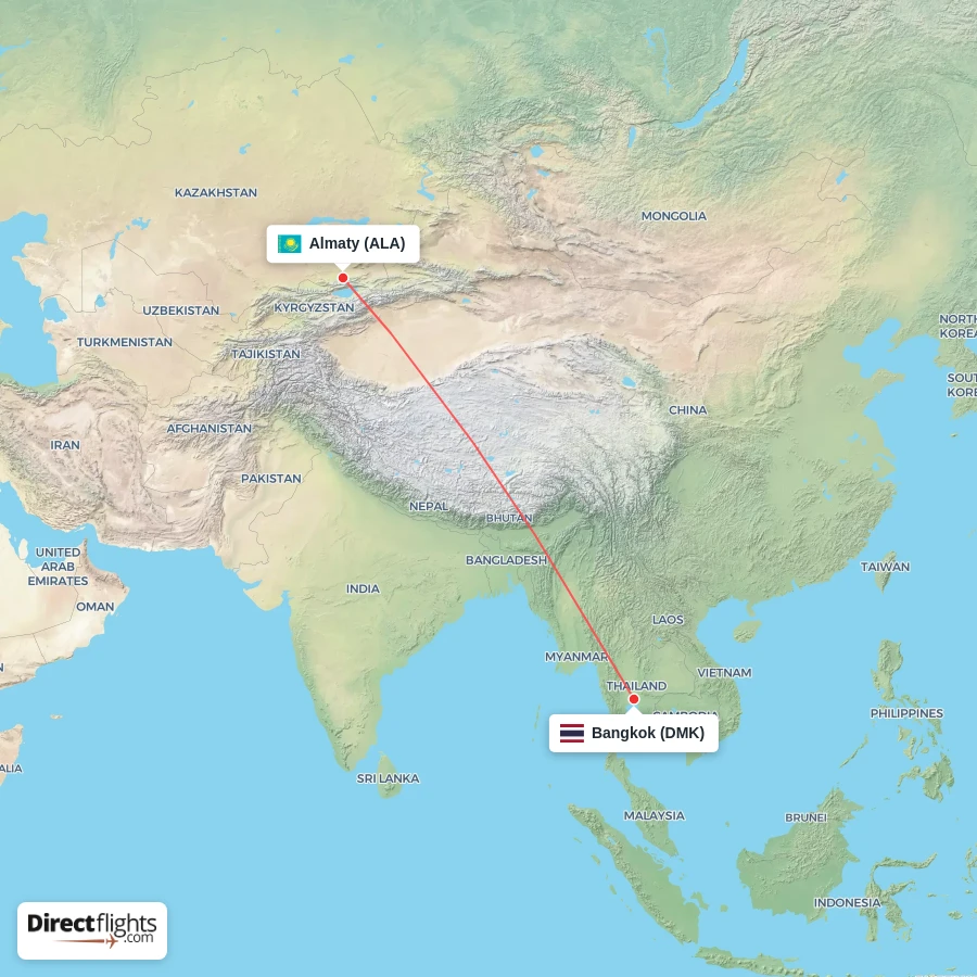 DMK - ALA route map