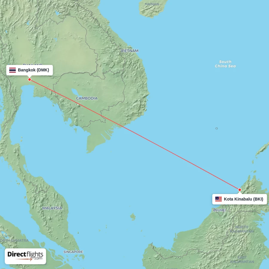 DMK - BKI route map