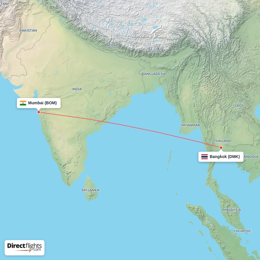 DMK - BOM route map