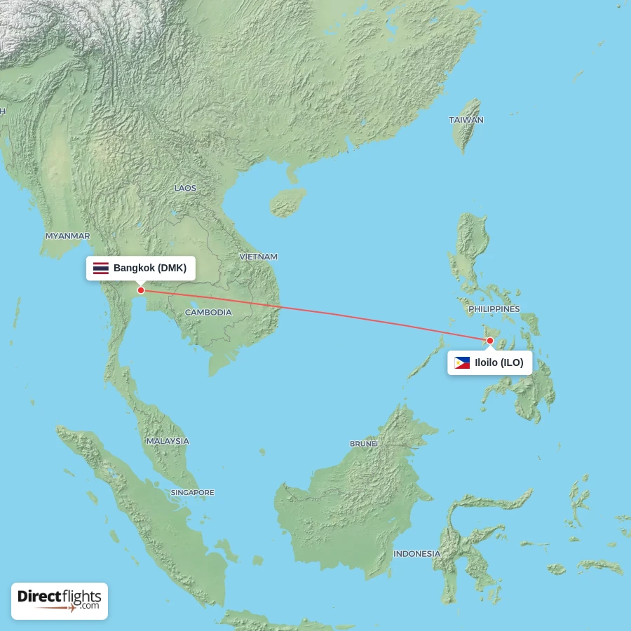 DMK - ILO route map