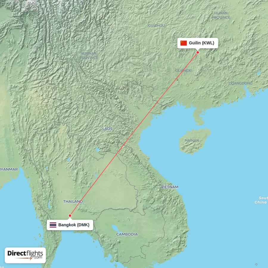 DMK - KWL route map