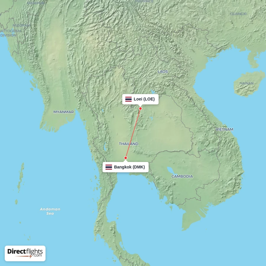 DMK - LOE route map