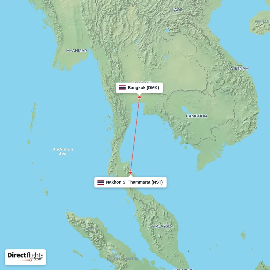 DMK - NST route map
