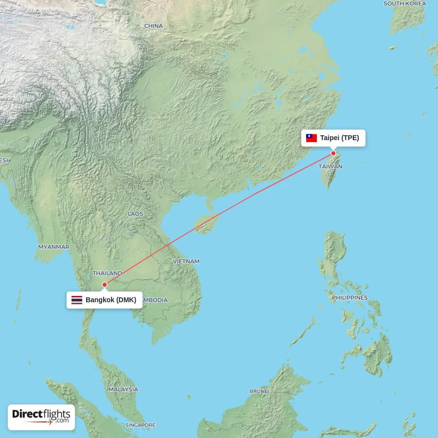 DMK - TPE route map