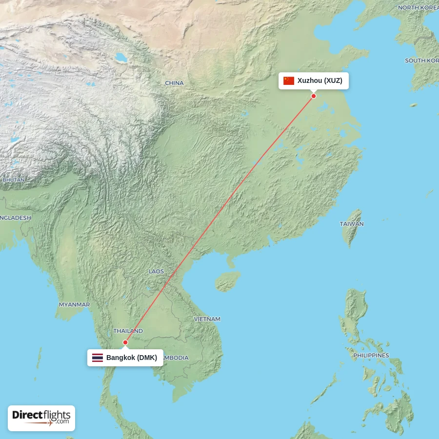 DMK - XUZ route map