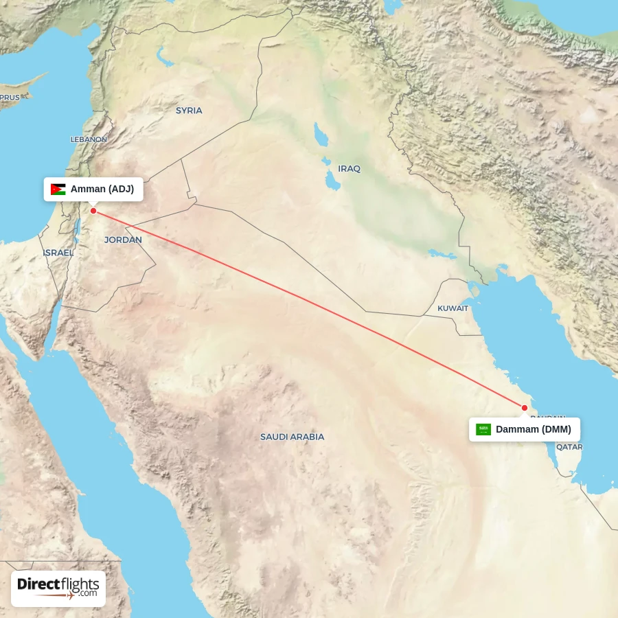DMM - ADJ route map