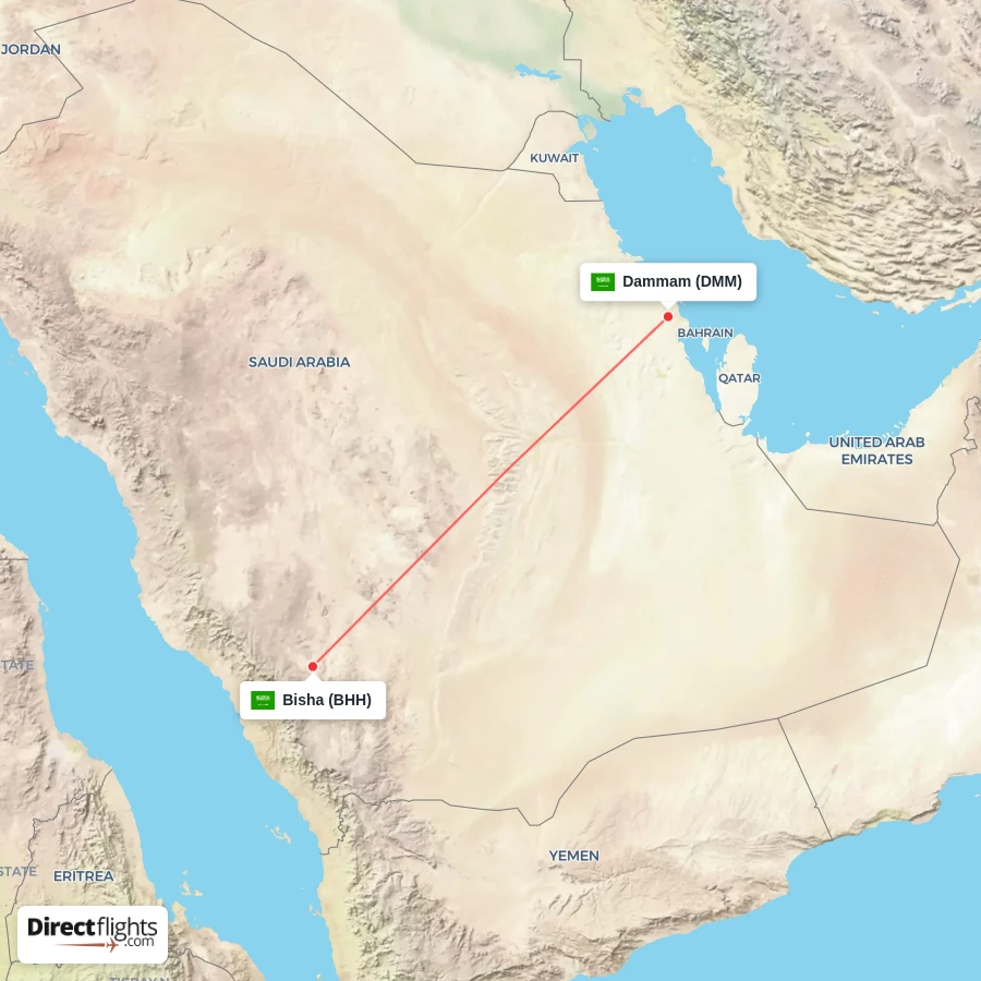 DMM - BHH route map