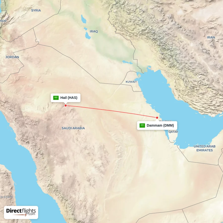 DMM - HAS route map