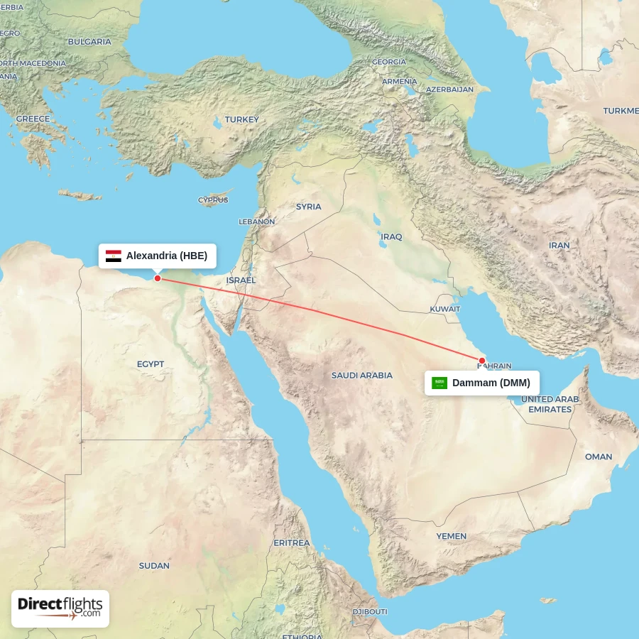 DMM - HBE route map