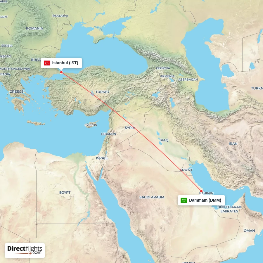 DMM - IST route map