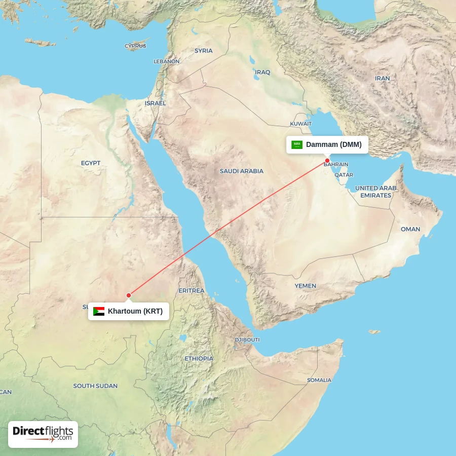 DMM - KRT route map