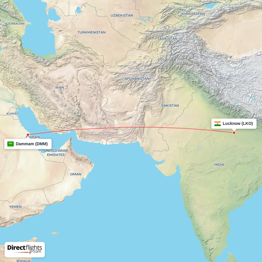 DMM - LKO route map