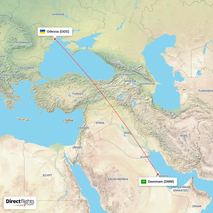 DMM - ODS route map