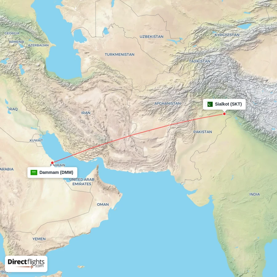 DMM - SKT route map