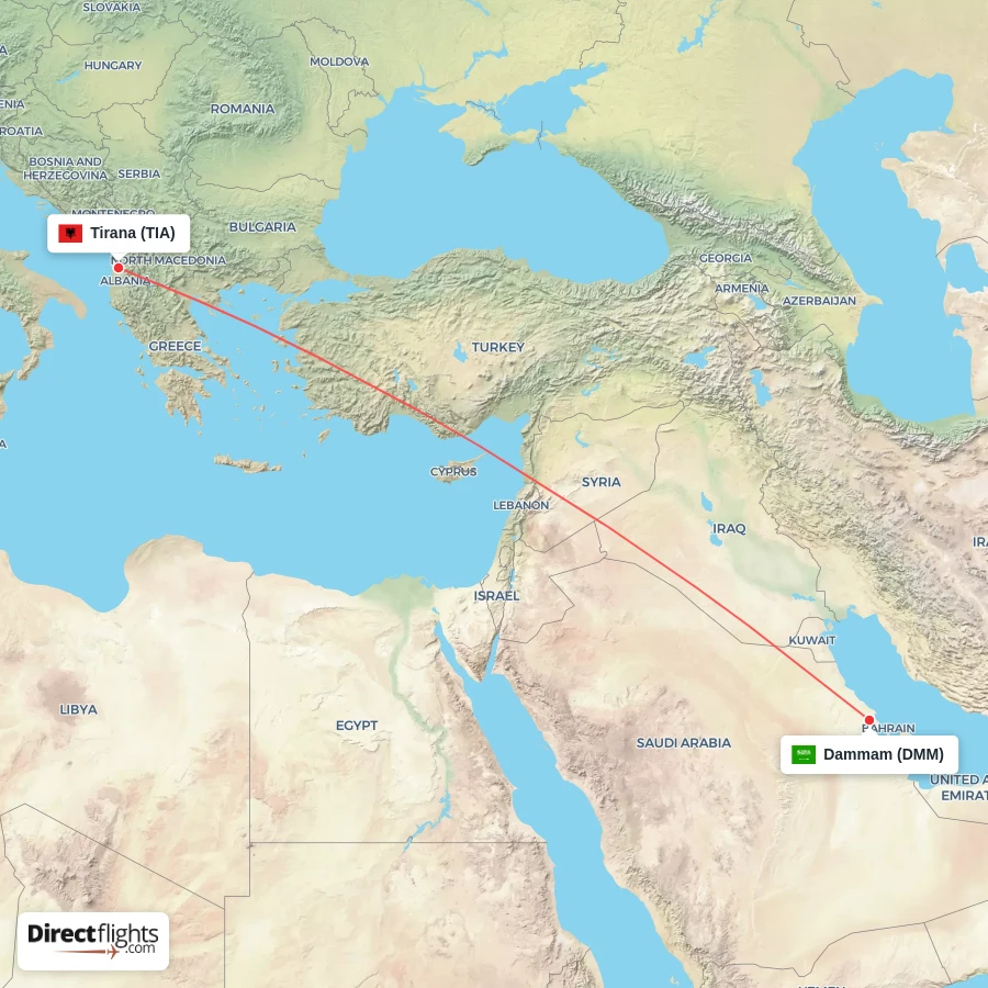 DMM - TIA route map