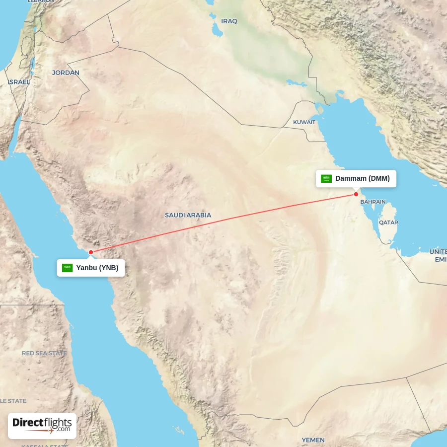 DMM - YNB route map