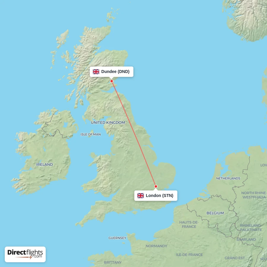 DND - STN route map