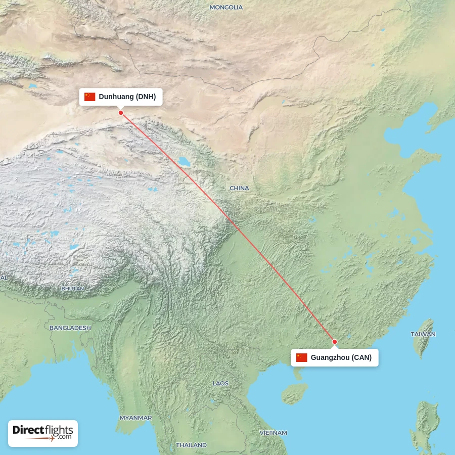 DNH - CAN route map
