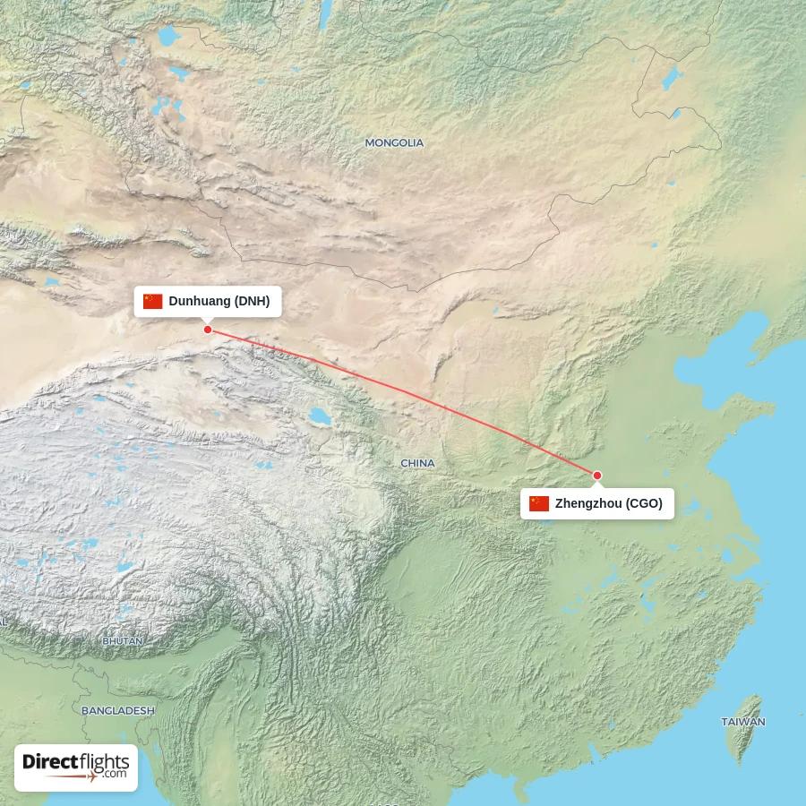 DNH - CGO route map