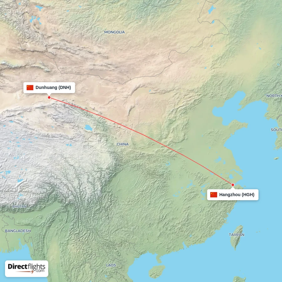 DNH - HGH route map