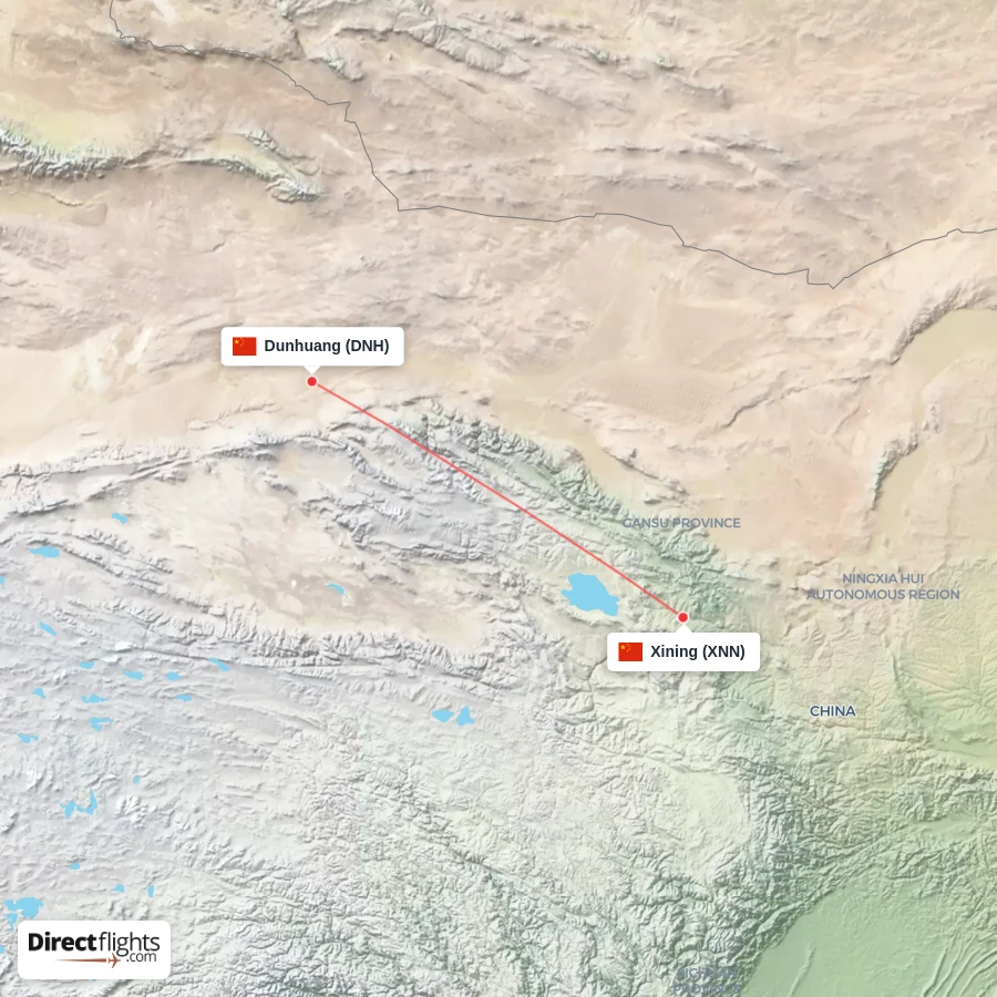 DNH - XNN route map