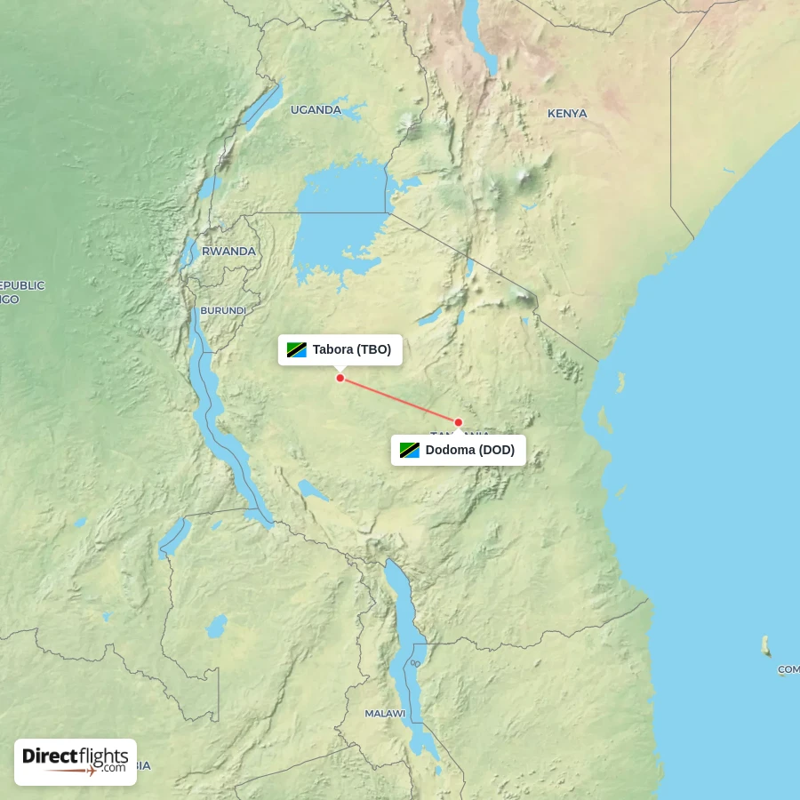 DOD - TBO route map
