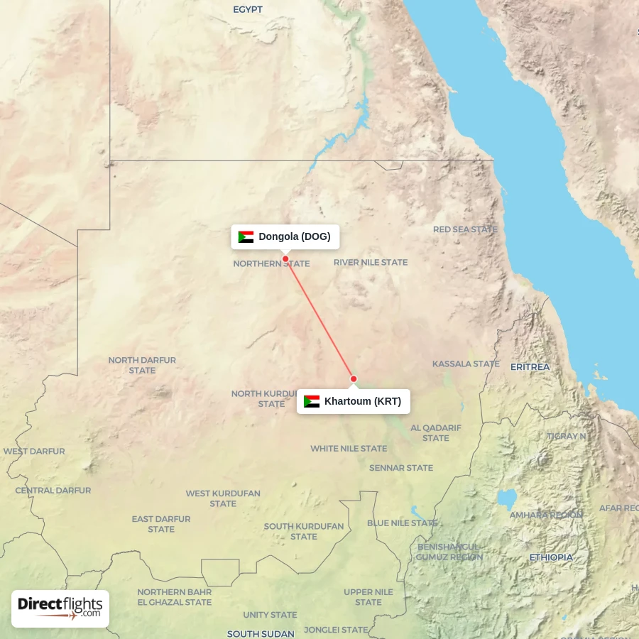 DOG - KRT route map