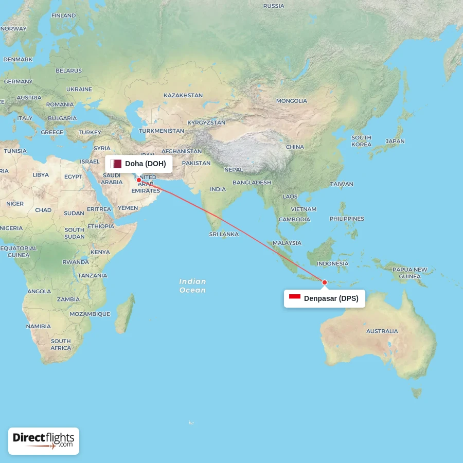 DOH - DPS route map
