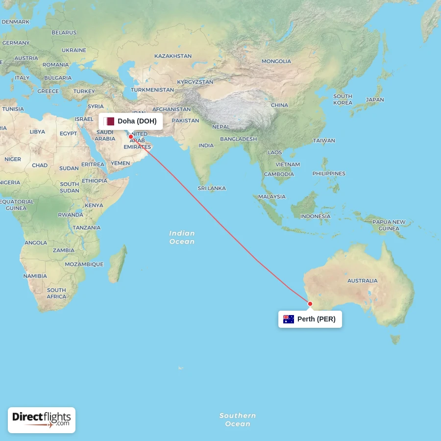 DOH - PER route map
